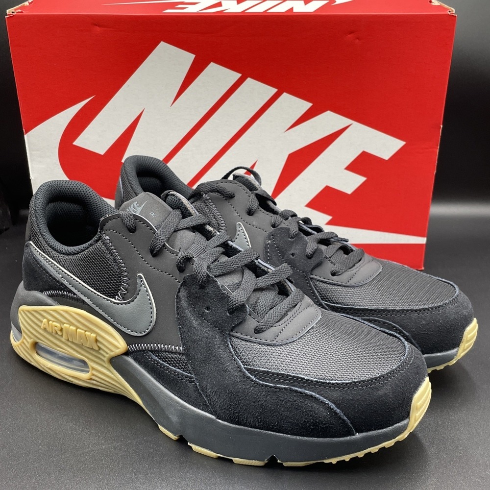 Nike Air Max Excee Shoes Black/Anthracite Brown Gum HV0928-010 Men's‎ Sz 9.5 NEW